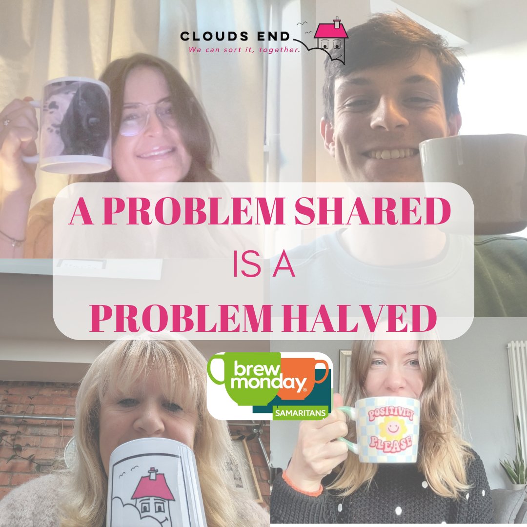 No blue Monday's here at Clouds End HQ, only #BrewMonday <a href="/samaritans/">Samaritans</a> ☕️

Remember to spend time with those you love and care about, for a chat and cuppa, as often as you can🫶🏼

If you ever need any support, the samaritans helpline is open 24/7, call 116 123 

#MentalHealthMatters