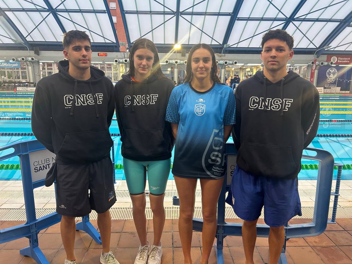 cnsf_info's tweet photo. Els nostres #Juniors i #Absoluts inicien el 2024 amb el Circuit Català de Trofeus al CN Sant Andreu. Primera competició de l'any i primera presa de contacte en piscina de 50 metres.
Enhorabona!
#P50m
#somCNSF ⚪🔵 https://t.co/u2LD9bCm3S