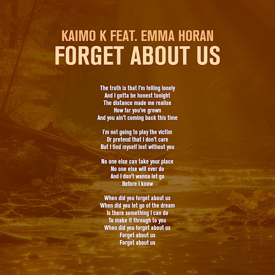 Sing along with @EmmaHoran! 🤎 #VocalTranceLyrics 🎤 The uplifting 'Forget About Us' is her second team up with label regular @KaimoK - OUT NOW: raznitzan.lnk.to/ForgetAboutUs @RazNitzan