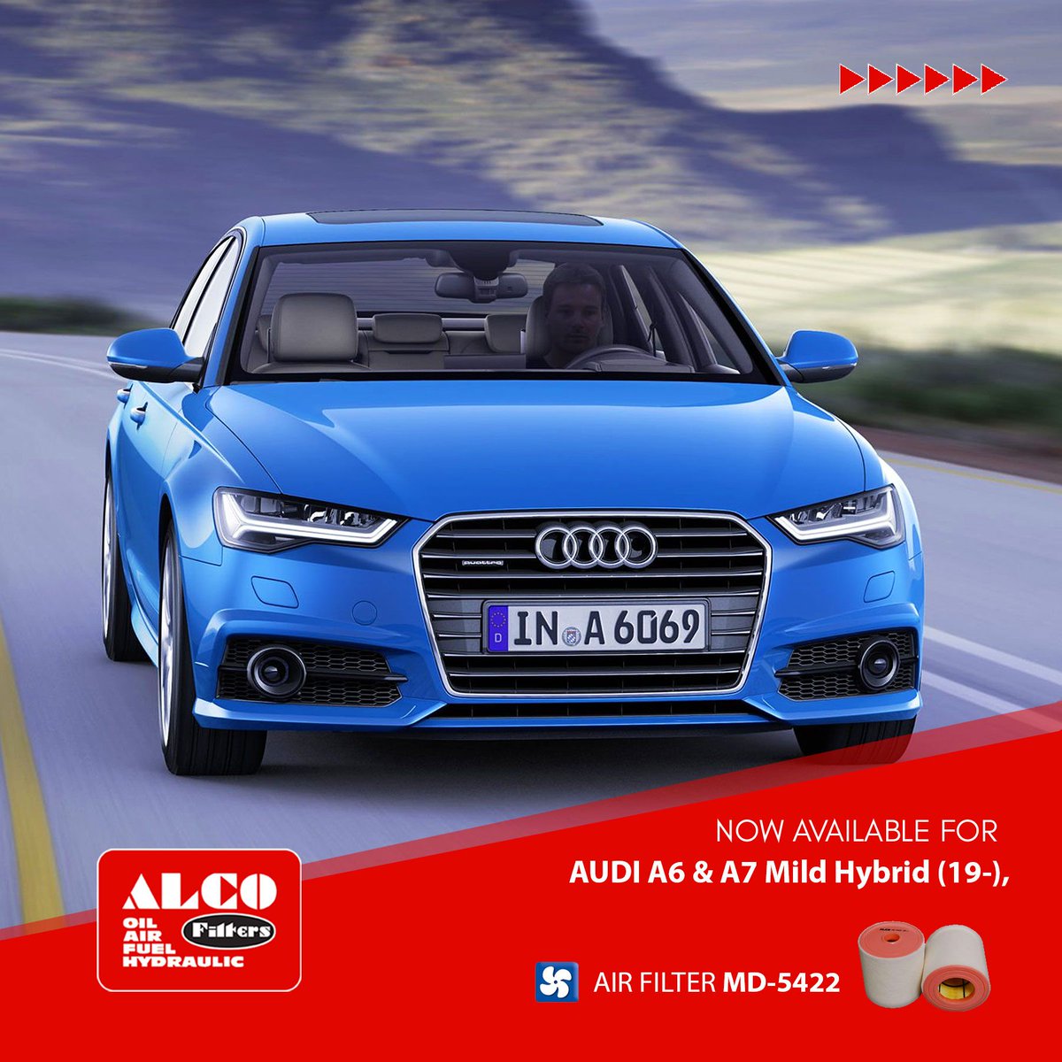 ALCOfilters's tweet photo. ๐ข New Filter Release! ๐ขCheck out our new MD-5422 Air Filter for AUDI A6 & A7 Mild Hybrid (19-)! Find more brand new filter releases here โก๏ธ
https://t.co/No5pxL1zbb
~ Your Filtration Partner.
https://t.co/IIekPvJg0f
.
.
.
#ALCOFilters #FilterSpecialist #YourFiltrationPartner https://t.co/uJf7QIj90j