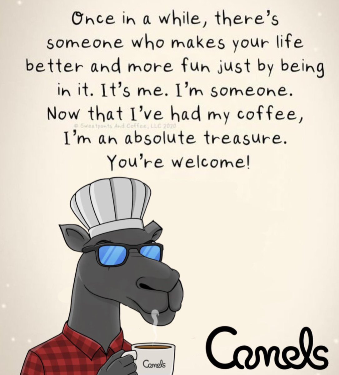 Chefstevewilson's tweet photo. Gm Gm my Mfers ☕️☕️☕️☕️☕️☕️☕️ have an amazing Monday! #CamelsFam https://t.co/bqVntTU0wQ
