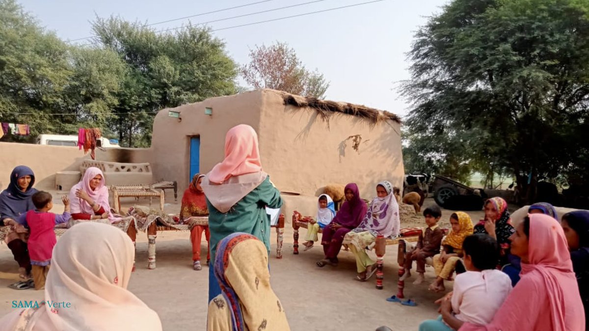 sama_verte's tweet photo. Appreciating the communities as an integral source of indigenous knowledge for local biodiversity resources, @sama_verte, and @pilio_group teams visited a village in south Punjab, Pakistan as part of their @BCICotton's Biodiversity Knowledge Partner program. #biodiversity https://t.co/0Ib207Ewex