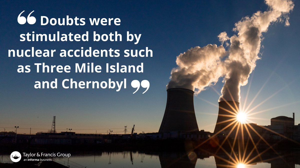 Taylor&Francis News (@tandfnewsroom) on Twitter photo Why is Scotland so anti-nuclear?
A new study by <a href="/ewangibbs/">Ewan Gibbs</a> and <a href="/linda83ross/">Dr Linda Ross</a> unpacks this ongoing topic.
In <a href="/CBHJournal/">Contemporary British History</a>, they show how planning policies have been used to block the power - despite the rest of the UK utilizing it.
1/2
tandfonline.com/doi/full/10.10… Why is Scotland so anti-nuclear?
A new study by <a href="/ewangibbs/">Ewan Gibbs</a> and <a href="/linda83ross/">Dr Linda Ross</a> unpacks this ongoing topic.
In <a href="/CBHJournal/">Contemporary British History</a>, they show how planning policies have been used to block the power - despite the rest of the UK utilizing it.
1/2
tandfonline.com/doi/full/10.10…
