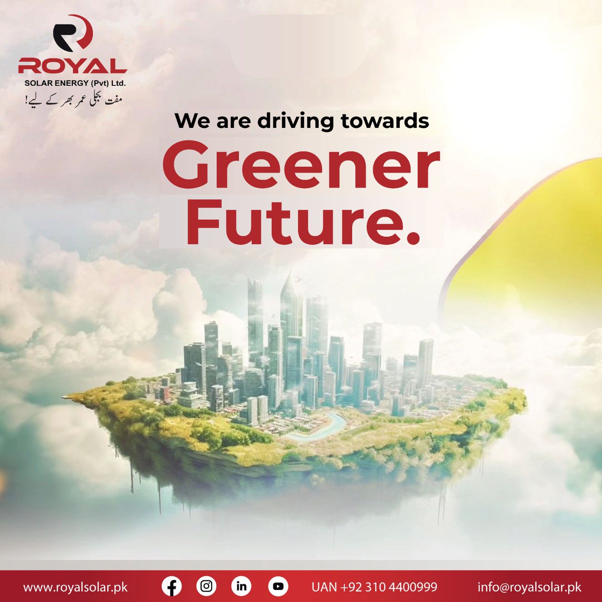 RoyalSolarEnery's tweet photo. Driving Towards a Greener Future with Royal Solar Energy! Join the Solar Revolution. 🔌🌞 #RoyalSolarSolutions For Residential, Commercial, Industrial, Agricultural Solutions, Trading, and Project Inquiries: 0306 8671511 info@royalsolar.pk #GreenEnergyFuture #CleanEnergyDrive https://t.co/c9HBBfssSV