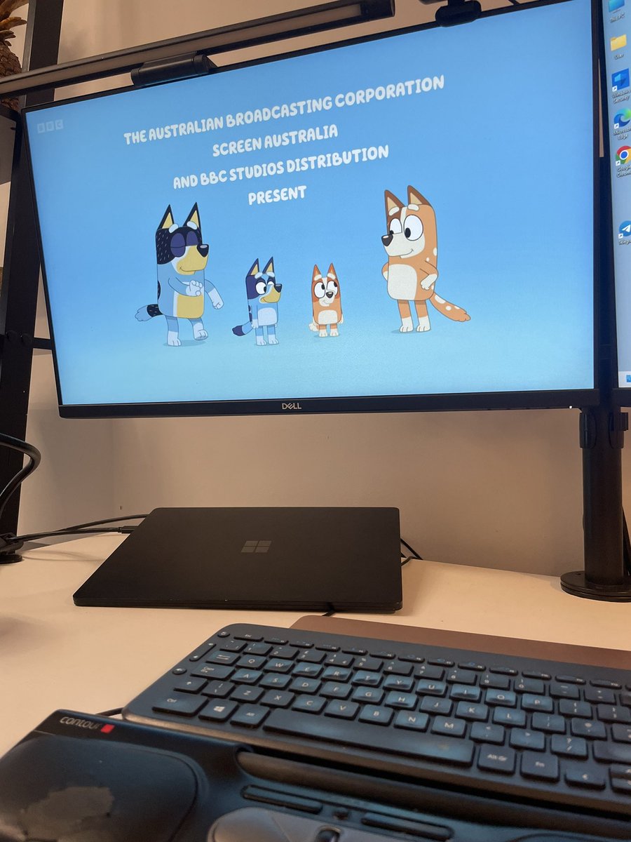 When you turn your laptop on and realise what it was being used for at the weekend… #Bluey #toddlermum #boymum