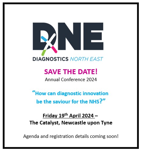 Diagnostics North East (@diagnosticsne) on Twitter photo 📢SAVE THE DATE! Our DxNE annual conference will be held on Friday 19th April at <a href="/TheCatalystUK/">The Catalyst</a>! We have an exciting agenda lined up to discuss "How can #diagnostic innovation be the saviour of the NHS?". Agenda & registration details coming soon! 🌟 📢SAVE THE DATE! Our DxNE annual conference will be held on Friday 19th April at <a href="/TheCatalystUK/">The Catalyst</a>! We have an exciting agenda lined up to discuss "How can #diagnostic innovation be the saviour of the NHS?". Agenda & registration details coming soon! 🌟