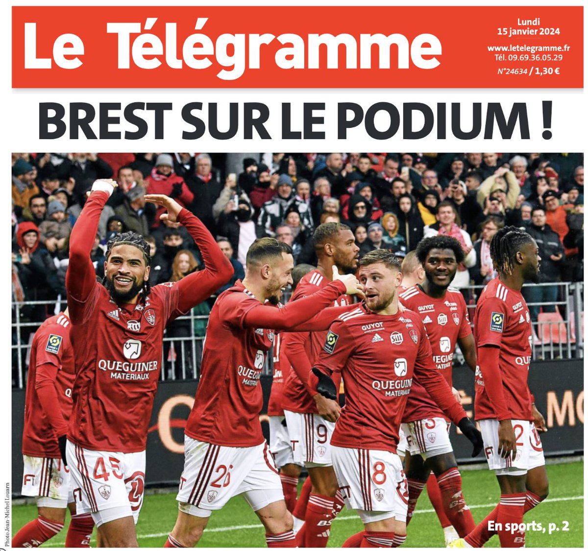 Excellent début de semaine à tous ! ❤
⚔ 𝗜𝗰𝗶, 𝗰'𝗲𝘀𝘁 𝗕𝗿𝗲𝘀𝘁 ! 
📸 <a href="/LeTelegramme/">Le Télégramme</a>