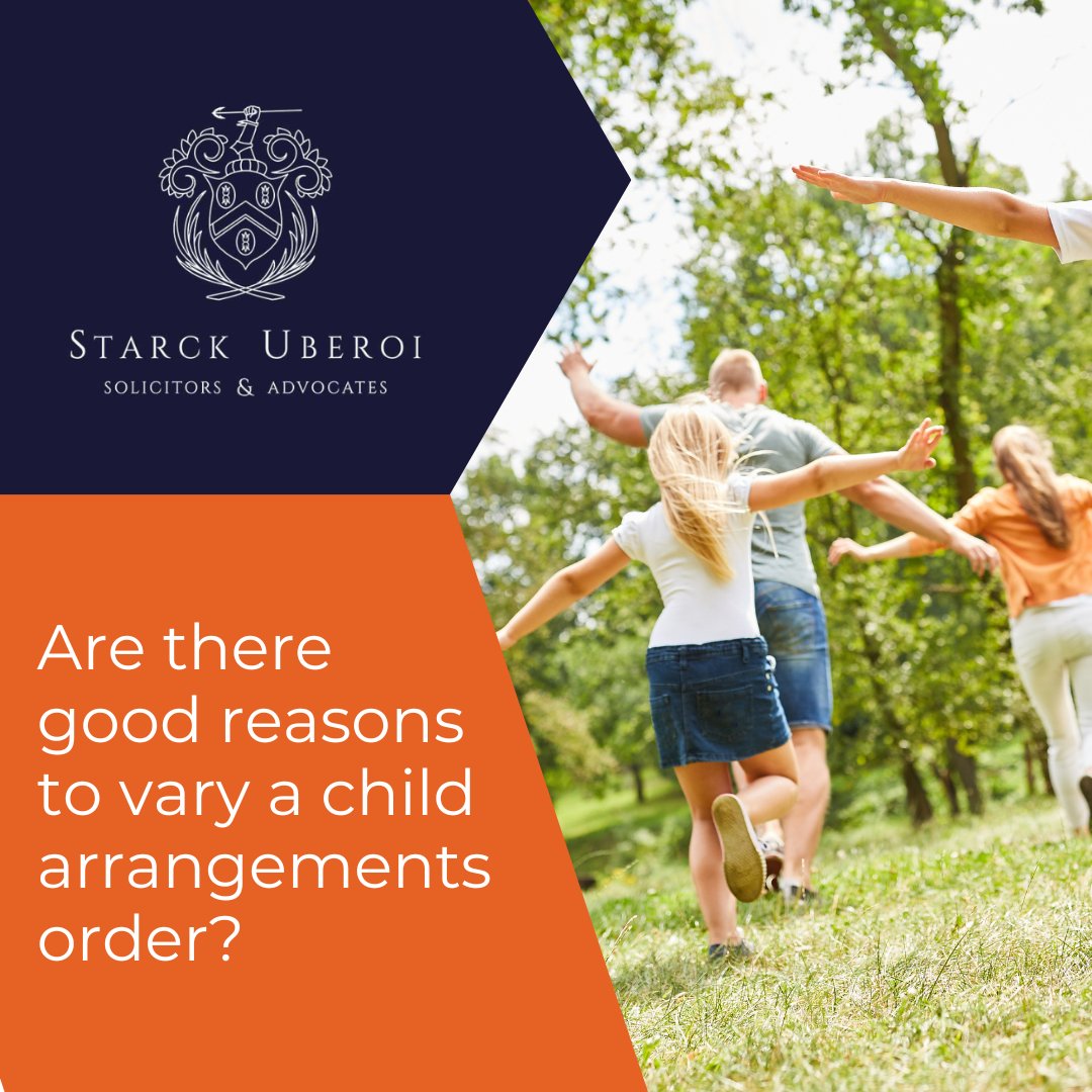 There can be good and acceptable reasons to vary a Child Arrangements On our website we explore some of the acceptable reason: bit.ly/48MZuMy #starckuberoi #childarrangementsorder #divorce #solicitors #solicitor #ealing #richmond #brentford #canterbury #london