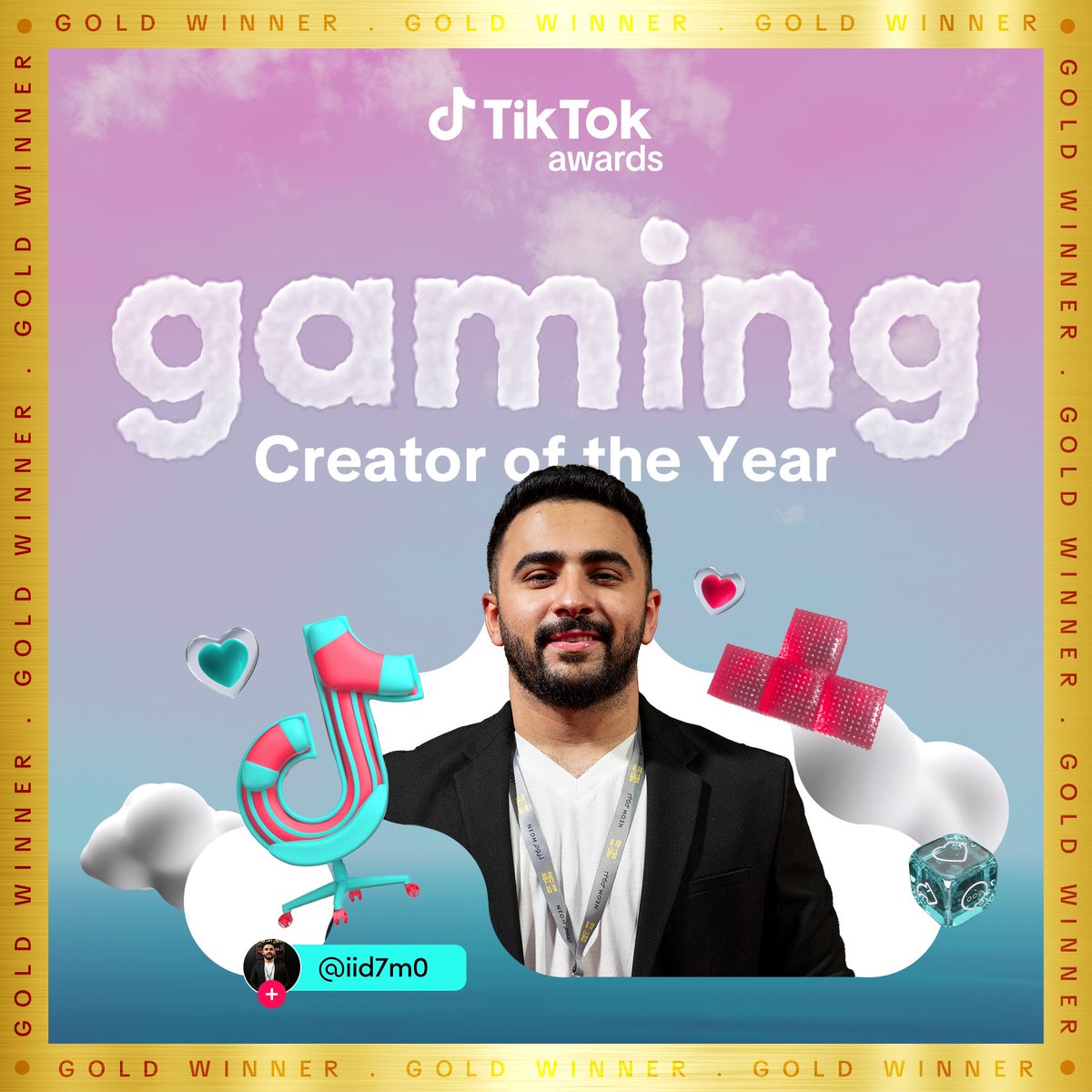 TikTokMENA's tweet photo. مبروك للفائزين 🥳 https://t.co/rHvrGZcmjg
