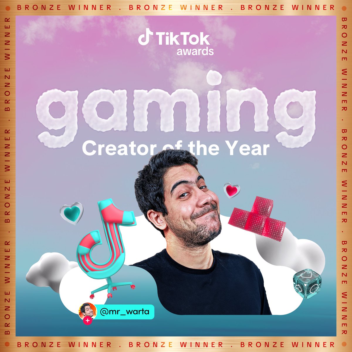 TikTokMENA's tweet photo. مبروك للفائزين 🥳 https://t.co/rHvrGZcmjg