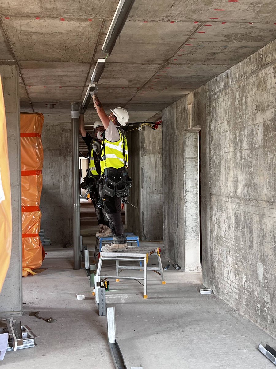 DrywallProCut's tweet photo. Installing drywall can be a challenging task, but with our pre-made components, they'll fit seamlessly into the #ConstructionProcess.

You can also watch various #DrywallComponents being made and installed on our YouTube channel https://t.co/nS7KE1HYT8

#DrywallInstallation https://t.co/UmLPfpd94V