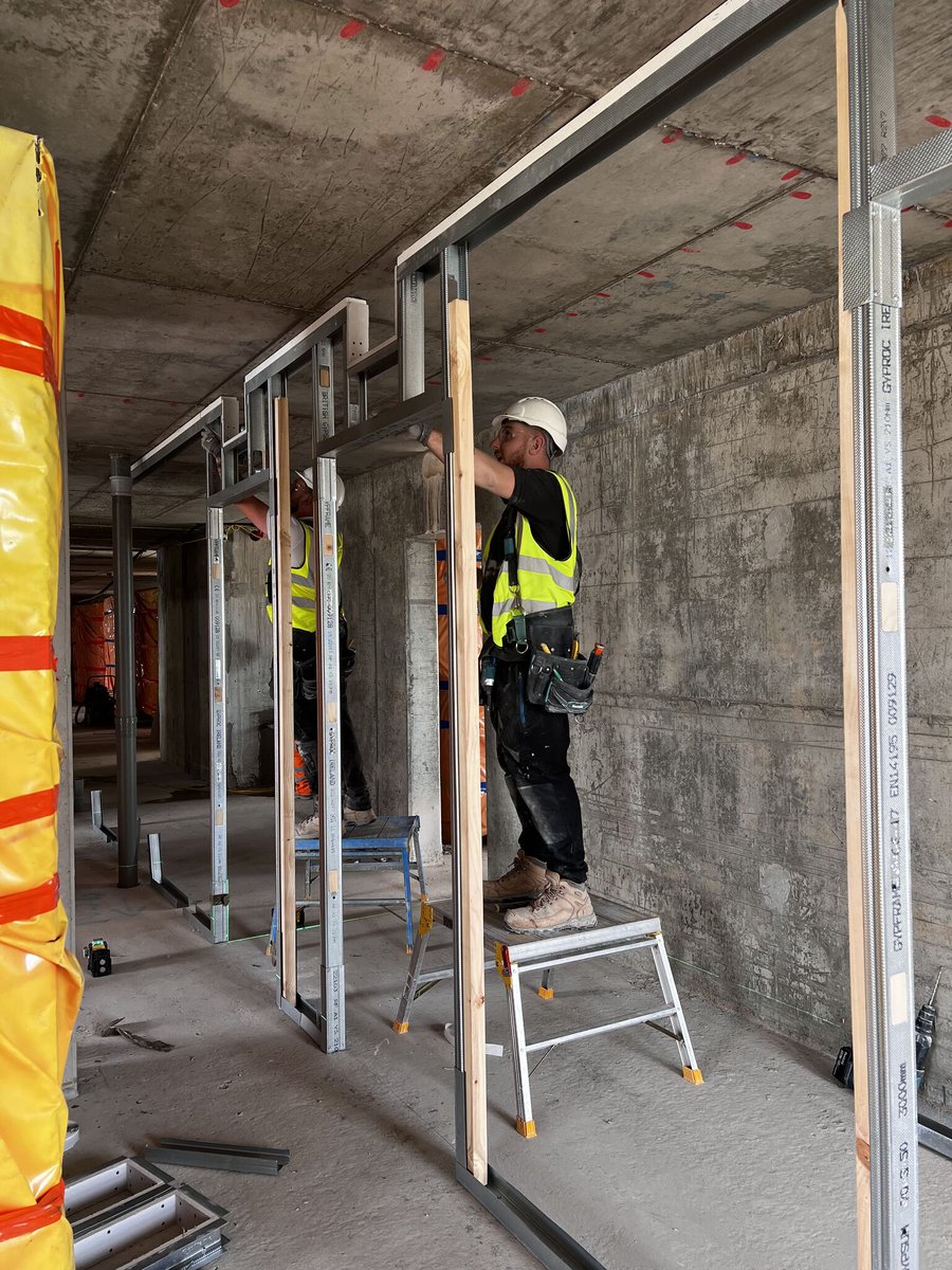 DrywallProCut's tweet photo. Installing drywall can be a challenging task, but with our pre-made components, they'll fit seamlessly into the #ConstructionProcess.

You can also watch various #DrywallComponents being made and installed on our YouTube channel https://t.co/nS7KE1HYT8

#DrywallInstallation https://t.co/UmLPfpd94V