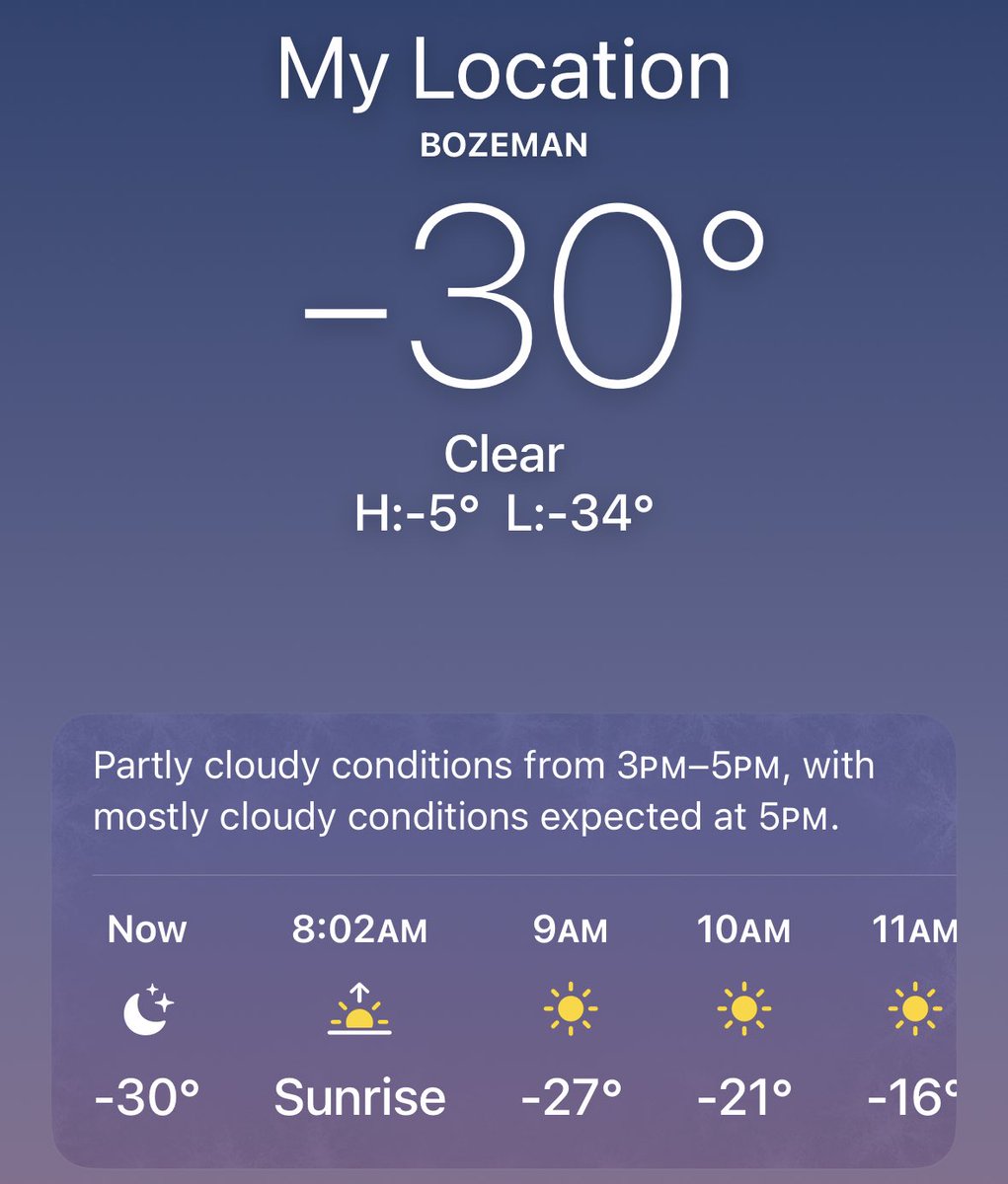 Maverick99___'s tweet photo. @NephthysRex @ItsNephbitchAD It’s been -30 for the past 2 days here https://t.co/RXI6TrjBpc