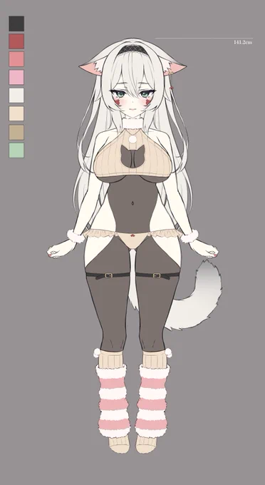白猫ちゃんラフ 