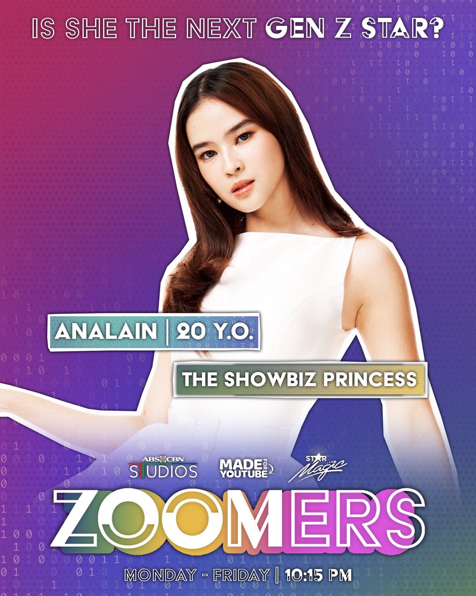 starmagicphils's tweet photo. Meet #Hadiyah #Ashton and #Analain 👋
WHO'S GONNA BE THE NEXT GEN Z STARS?
Watch #Zoomers, beginning tonight at 10:15PM on Kapamilya Channel, Kapamilya Online Live, TFC, A2Z, TV5, and ABS-CBN YouTube! https://t.co/Vp50t3XQuh