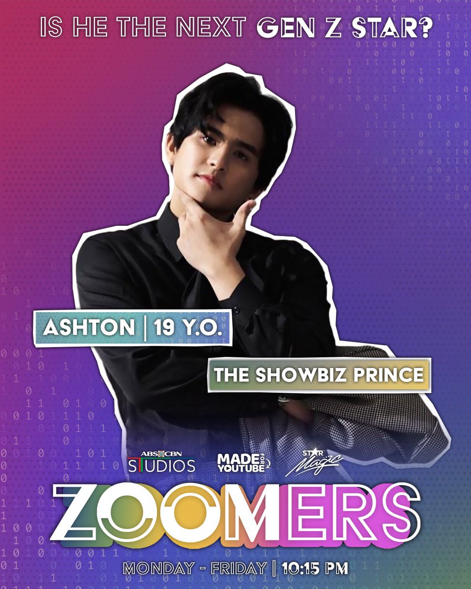 starmagicphils's tweet photo. Meet #Hadiyah #Ashton and #Analain 👋
WHO'S GONNA BE THE NEXT GEN Z STARS?
Watch #Zoomers, beginning tonight at 10:15PM on Kapamilya Channel, Kapamilya Online Live, TFC, A2Z, TV5, and ABS-CBN YouTube! https://t.co/Vp50t3XQuh