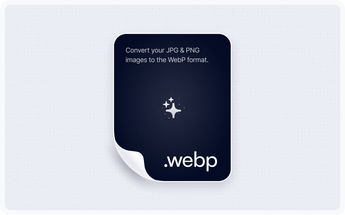 Start your 2024 with a faster <a href="/webflow/">Webflow</a> site.

Convert all your JPGs &amp; PNGs to WebP 🪄