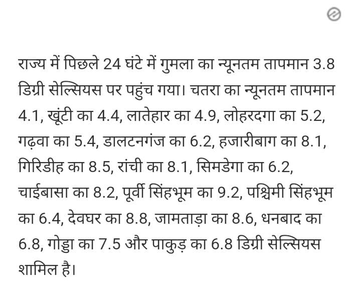 शीतलहर का प्रतिकूल प्रभाव बच्चों पर न पड़े इसलिए शीतावकाश की घोषणा की जानी चाहिए.....

<a href="/HemantSorenJMM/">Hemant Soren</a>
<a href="/JharkhandCMO/">Office of Chief Minister, Jharkhand</a>
<a href="/jharotef/">NMOPS / JHAROTEF</a>
<a href="/JmmJharkhand/">Jharkhand Mukti Morcha</a>
<a href="/prabhatkhabar/">Prabhat Khabar</a>
<a href="/DainikBhaskar/">Dainik Bhaskar</a>
<a href="/news11bharat/">News11 Bharat</a>
<a href="/kumarsudivya/">Sudivya Kumar</a>