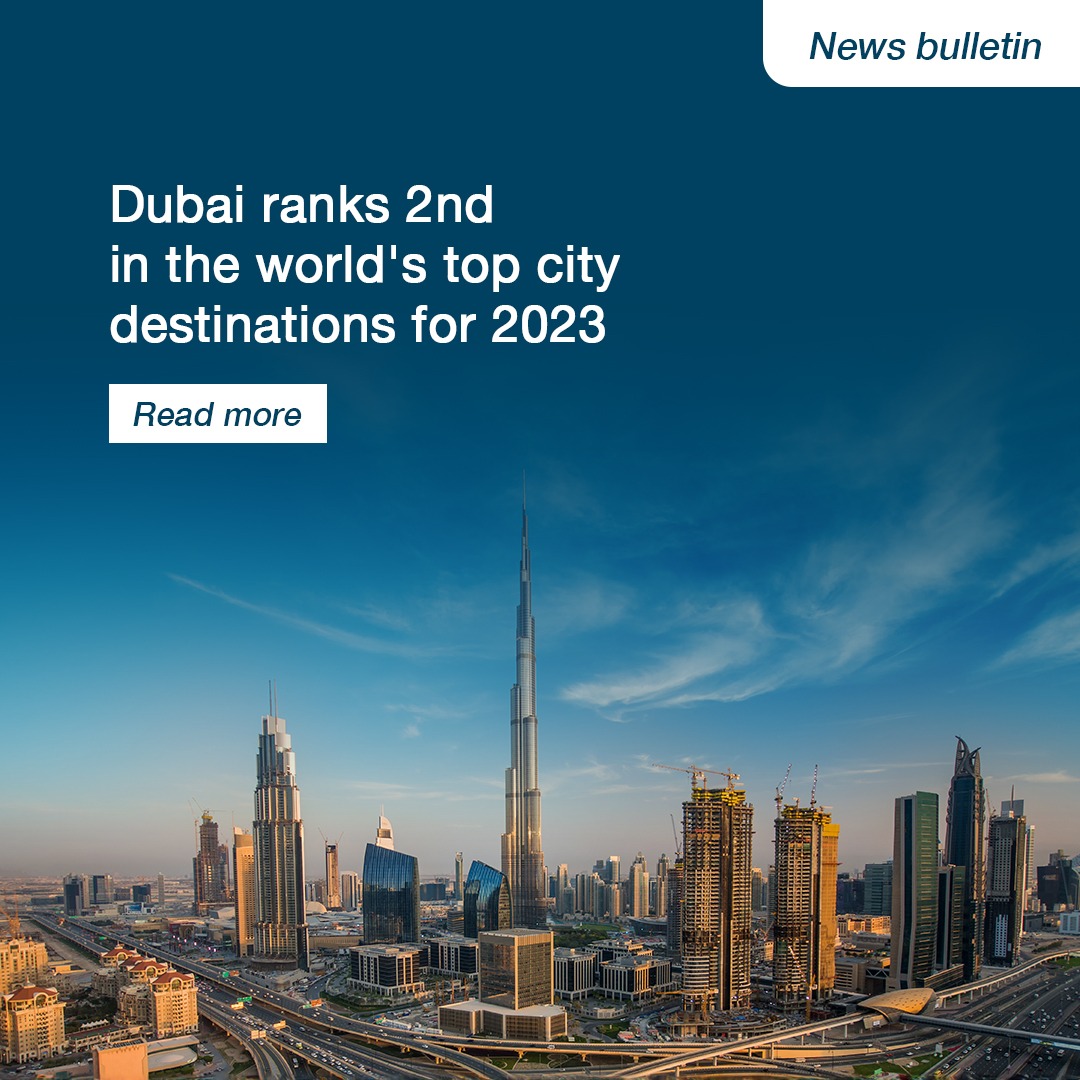 #Dubai secures its position as the world's second top city destination for 2023, boasting unparalleled achievements in tourism, sustainability and more. Learn how your #association can set up a chapter in Dubai.  Visit dubaiassociationcentre.com