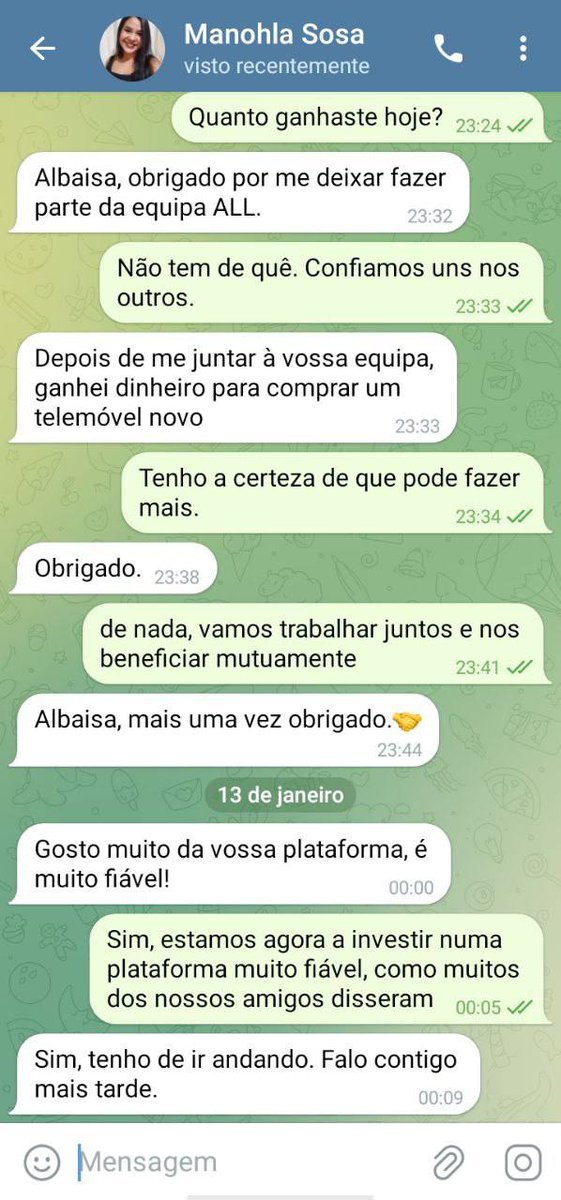 Juntei-me à equipa ALL e comprei um telemóvel novo numa semana, graças à equipa!