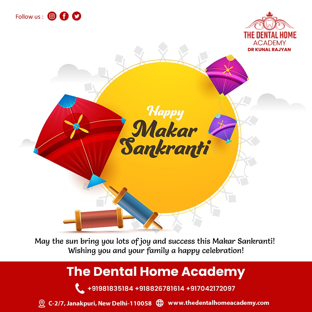 Wishing everyone a joyous Makar Sankranti!  🪁✨
Call us now +91981835184
+918826781614 +917042172097

#thedentalhomeacademy #thedentalhome #drkunalrajyan #Obturation #Dentalloops #dentalacademy #DentalAesthetics #HandsOnCourses #HappyMakarSankranti #FestivalOfHarvest