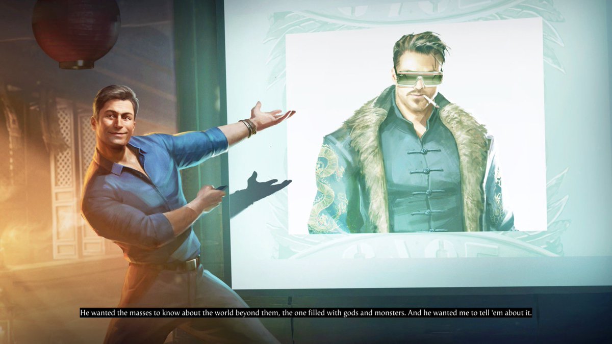 this pic of johnny’s tower ending makes it look like he Really wants ryan gosling to play him in the mk movies