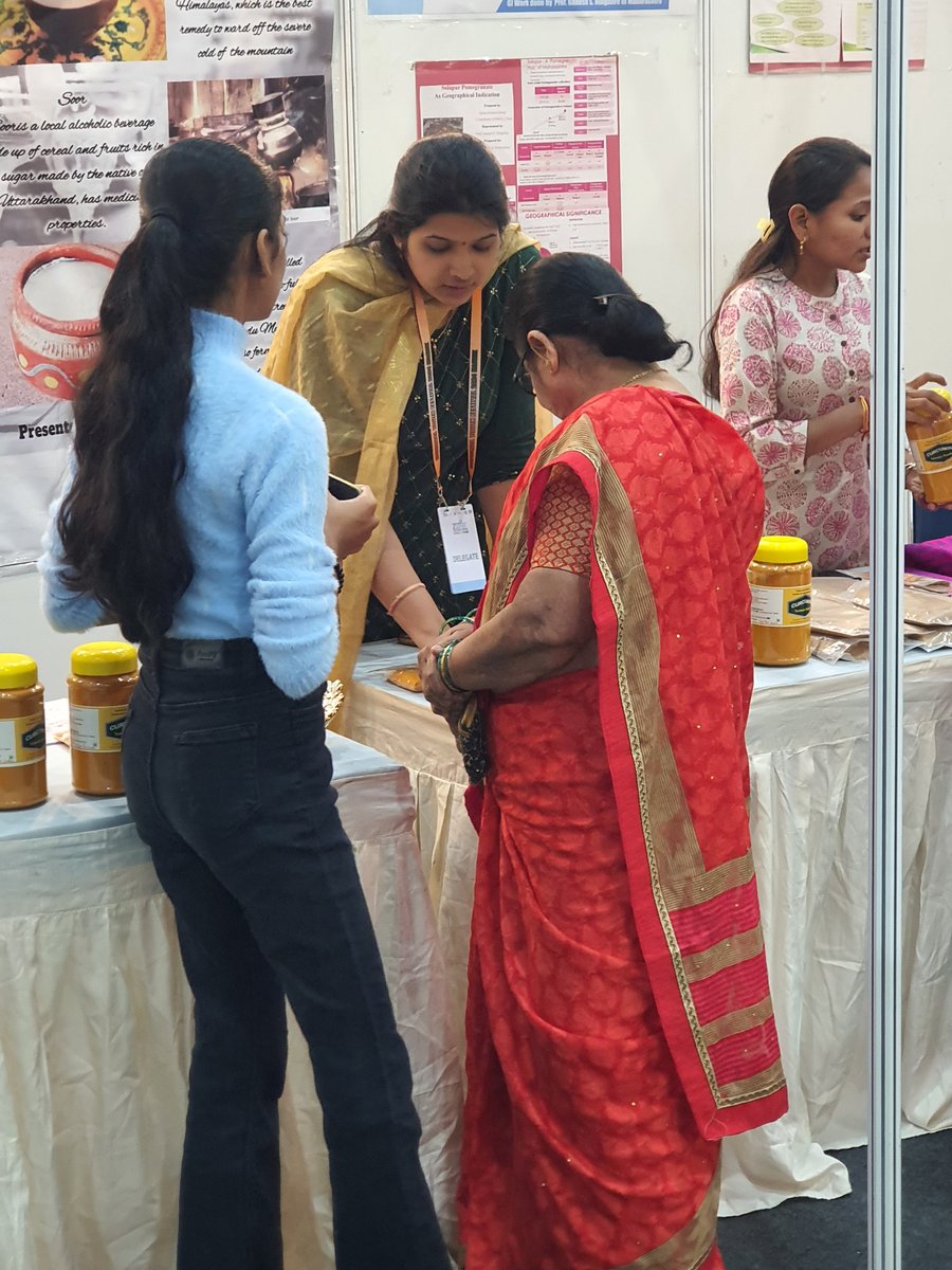 gmgcINDIA's tweet photo. Taking GI to masses - at 27th National Youth Festival, 2024 - Nashik Maharashtra 

#IndianGI
#NYF2024 
#YOUTH 
#WTO 
#Nashik 
#GMGC https://t.co/rN2rpMyKmT