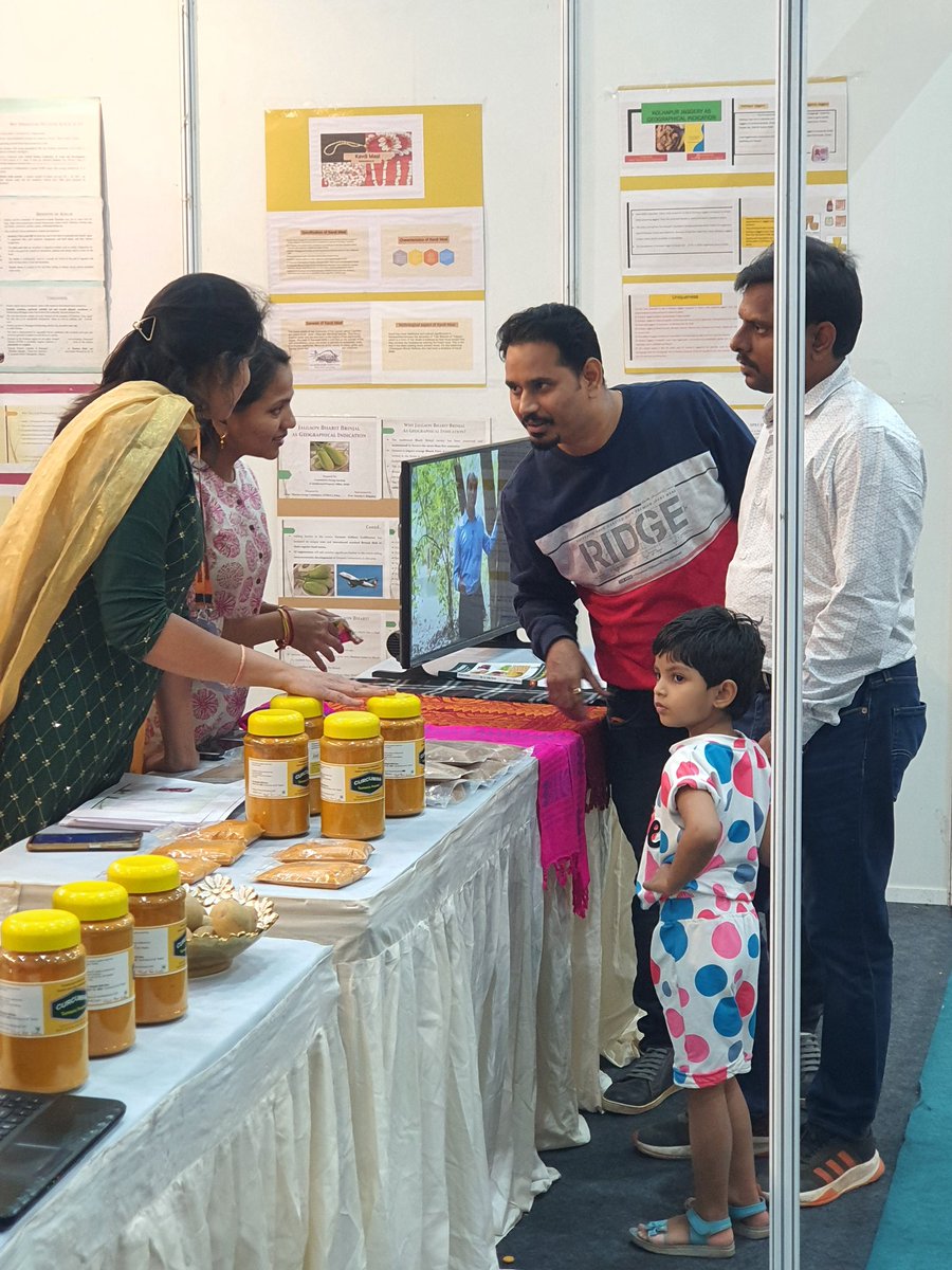gmgcINDIA's tweet photo. Taking GI to masses - at 27th National Youth Festival, 2024 - Nashik Maharashtra 

#IndianGI
#NYF2024 
#YOUTH 
#WTO 
#Nashik 
#GMGC https://t.co/rN2rpMyKmT