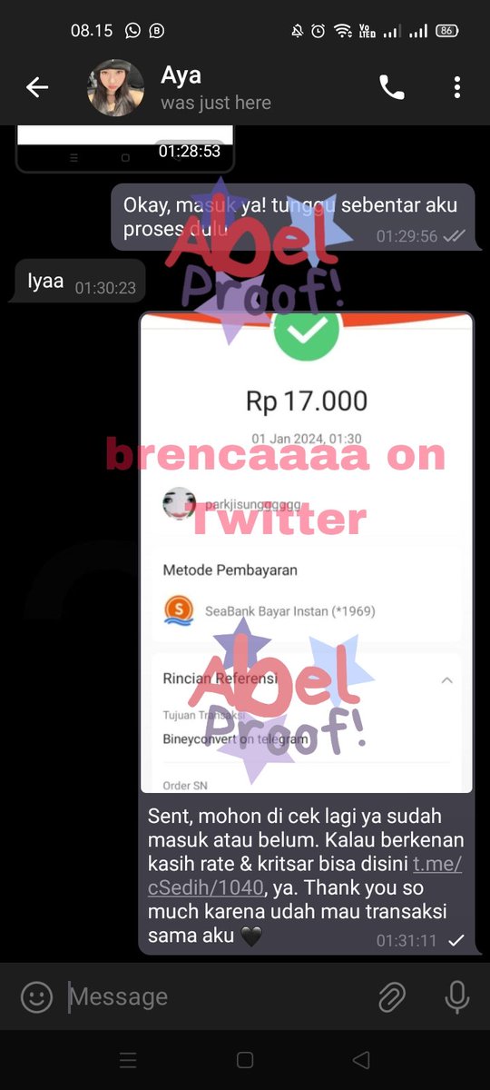bin, open cv koin dan gestun paylater. tweet media