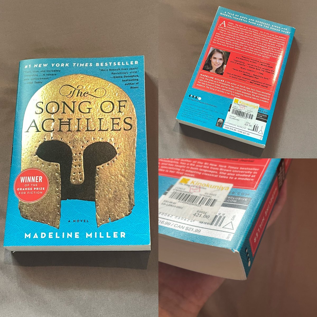 tobeysouls's tweet photo. The song of achilles - 330฿ 🏷️

#หนังสือภาษาอังกฤษมือสอง #หนังสือภาษาอังกฤษ https://t.co/oYdzUDKrEW