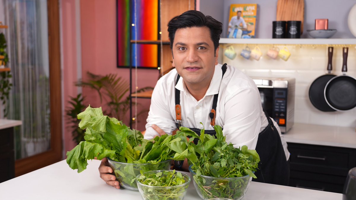 ChefKunalKapur's tweet photo. It's time to eat your greens! Winters matalb hari sabziya ghar pe banna. Toh taiyar hojaye aap sab aarie hai full healthy and yummy recipe aaj 2 baje mere YouTube channel pe!
#chefkunal #kunalkapurrecipe #recipe #recipes #saagpaneer #newrecipes #foodies #foodlover #indianfood #food #foodworld #kunalkapur #indianfood