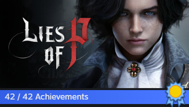 PrettyGrimGames's tweet photo. First 100% of 2024: Lies of P https://t.co/Wm7SrHR84u