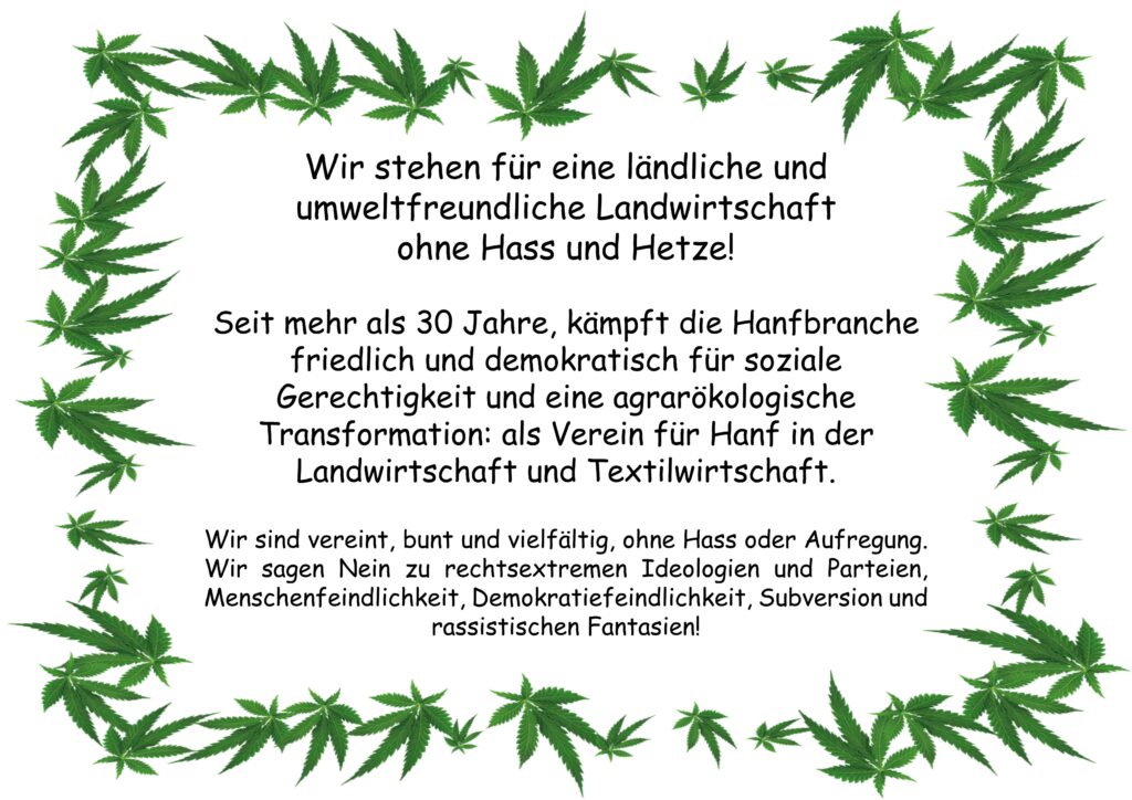 HTextilokonomie's tweet photo. #Bauernptoteste #Demonstrieren #Landwirtschaft #Hanf #Nutzhanf #Textilhanf #Hanffaser ja, aber nicht mit Rechts! https://t.co/0abr2tX9gL