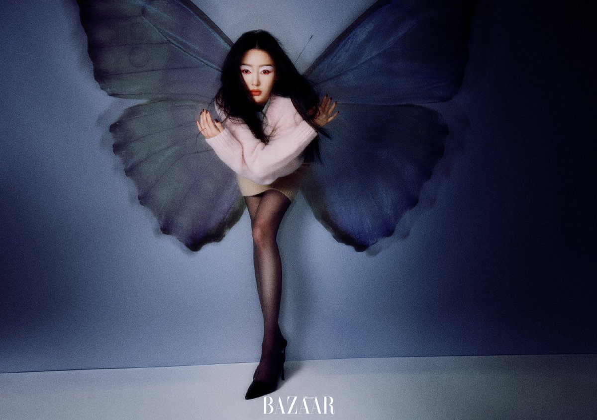 etherealdior's tweet photo. Zhang Tianai for the cover of MiniBazaar, January 2024 https://t.co/uNOUhtglMw