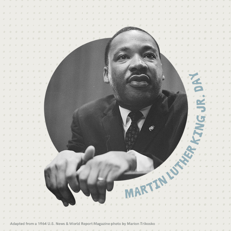 Célébrons #MLKDay, en l'honneur de Martin Luther King Jr., symbole de justice et de paix. Pour lui rendre hommage, l'ambassade sera fermée. Continuons à défendre les droits de l'Homme et l'égalité pour tous. #USAenRCA