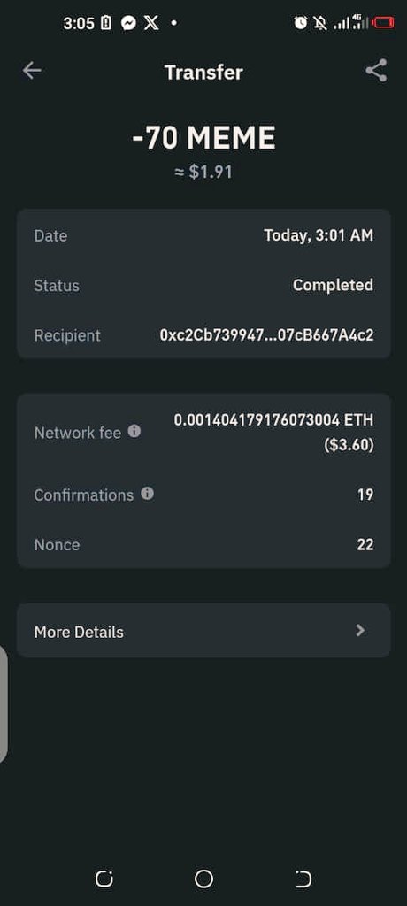 JuliusElum's tweet photo. #CryptoHood still Giving out $MEME for people to claim their Airdrops.

You can't lose what you have laboured for.

Not at all.

Some people wake up to 70 $MEME on their wallet. https://t.co/Vk6wFoUQds