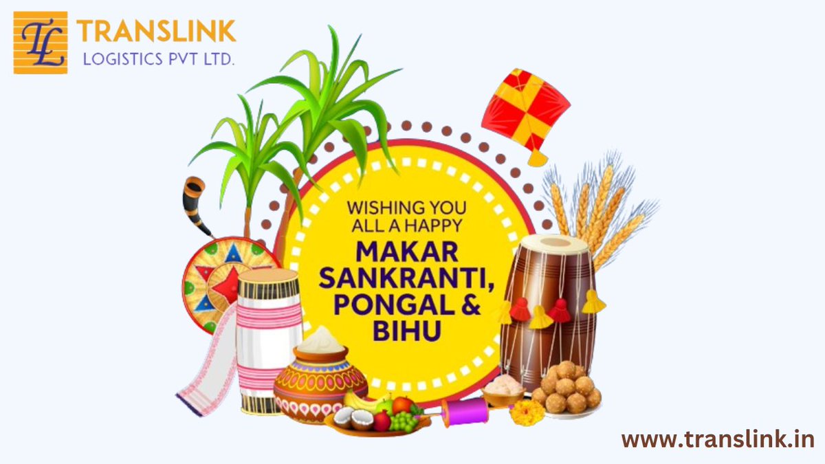 Translinklog's tweet photo. Wishing everyone a joyous Pongal! May the auspicious harvest festival fill our homes with abundance, happiness, and the warmth of cherished moments.
#translink #Pongal  #pongal2024 #PongalCelebration  #PongalFestival https://t.co/lj4PSJnkKe