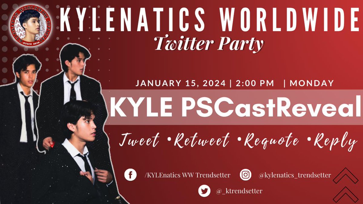 _ktrendsetter's tweet photo. Let's goo fam! Twitter Party na tayooo

KYLE PSCastReveal https://t.co/eqj8hAZm2W