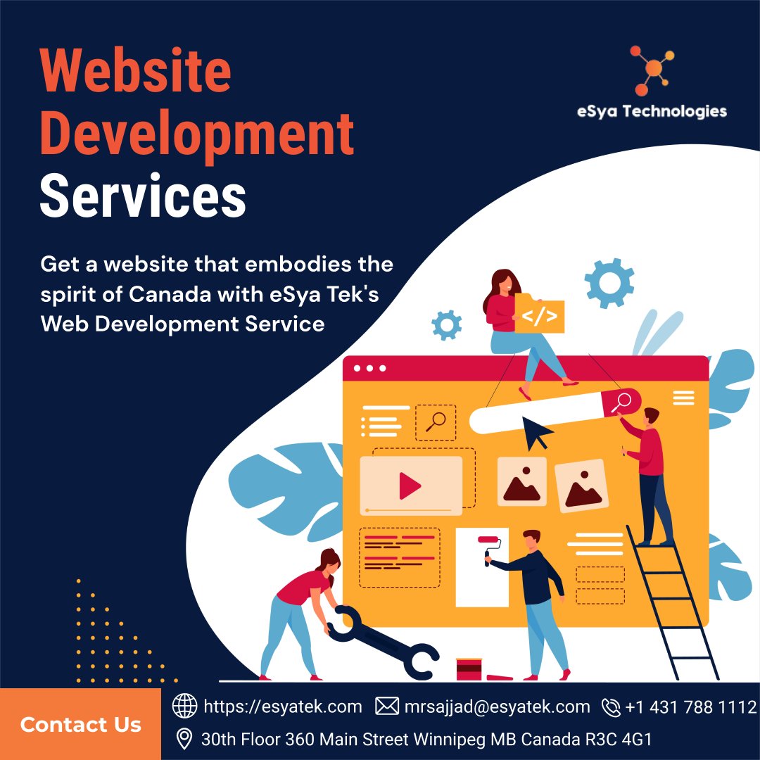 esyateck's tweet photo. 📈Elevate your online presence with a website that echoes the true spirit of the Great White North with eSya Technologies.🏔️🍁
🌐https://t.co/VOZ5FesfOb

#eSyaTechnologies #WebDevelopment #Shopify #Joomla #Magento #HTML #CSS #CMS #CodedWebsite #Website #WordPress #WebDev https://t.co/NDVNhcycAk