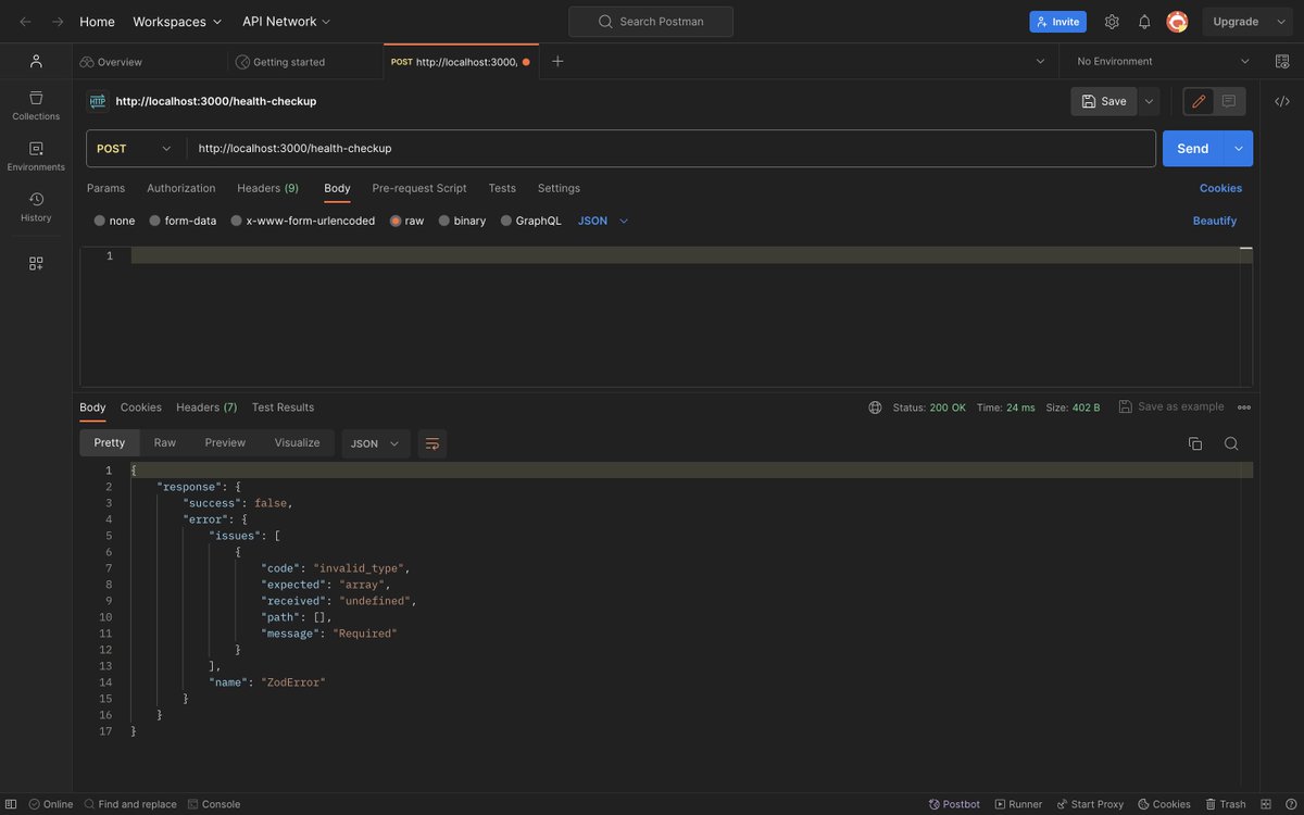 theimpulse____'s tweet photo. Week 3.1 - zod by @kirat_tw :
✅ Schema validation library
✅ Why zod ?
✅ zod examples - object schemas, nested schemas, array schema, custom validators
Join me : https://t.co/WwvpoOiy7s
#programming #100DaysOfCode 🚀 https://t.co/wMs9yRuuGI