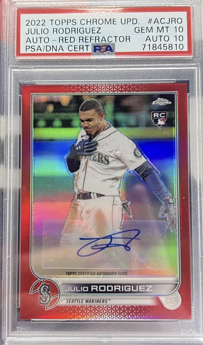 ButtonGrant's tweet image. Looking for higher end Julio Rodriguez cards. Paying STRONG! Please RT! @CardPurchaser