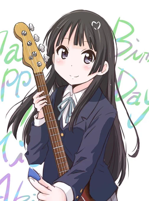 澪ちゃん!おたおめー  #秋山澪生誕祭2024 #けいおん
