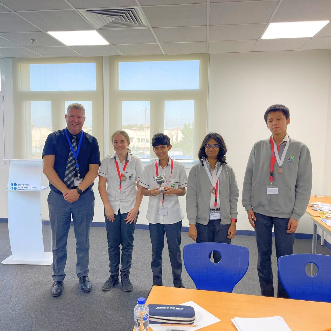 UISDubai's tweet image. UIS mathematics competition 2023-24. Participating teams are JBS, GIS and UIS. Well done to our bright maths minds! We are very proud of you all. Keep up the good work. @taaleemuae #weareUIS #proudlytaaleem  #studentleadershipprogrammes #mindsetofthefuture #Maths #TopAchievers
