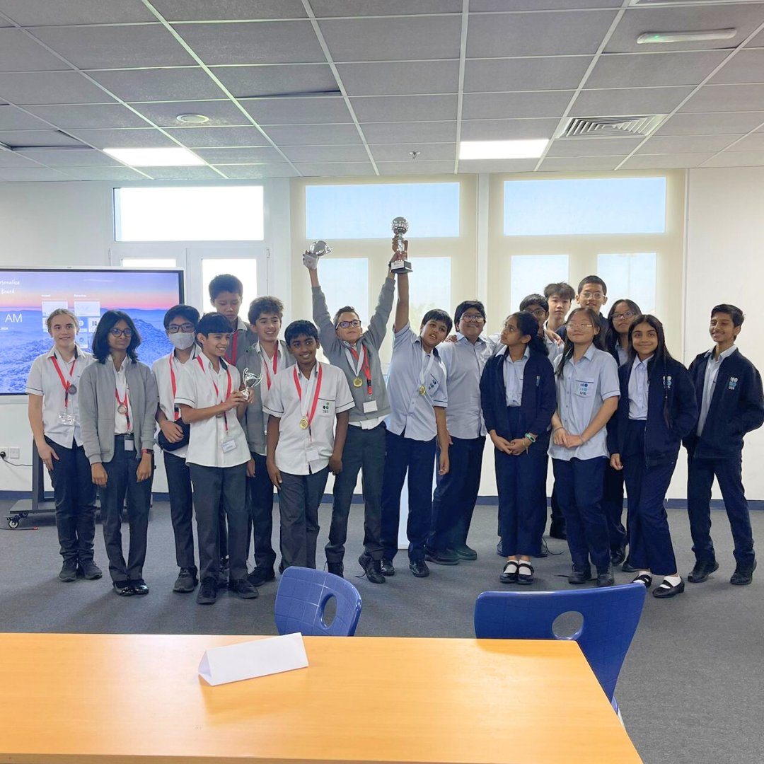 UISDubai's tweet image. UIS mathematics competition 2023-24. Participating teams are JBS, GIS and UIS. Well done to our bright maths minds! We are very proud of you all. Keep up the good work. @taaleemuae #weareUIS #proudlytaaleem  #studentleadershipprogrammes #mindsetofthefuture #Maths #TopAchievers