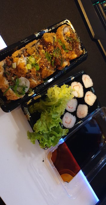 Been a while since I had sushi for lunch, since youre paying for it I figured. Might as well.   &euro; 25  femdomnl