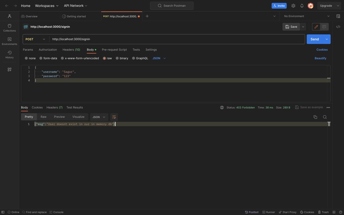 theimpulse____'s tweet photo. Week 3.2 by @kirat_tw :
✅ Database and Authentication
✅ fetch()
✅ Try catch block
✅ Hashing, encryption
✅ JWT 
✅ Authorization header
✅ MongoDb, Mongoose
#mern #100DaysOfCode #Grow ✨🚀 https://t.co/4yRHefl1bQ