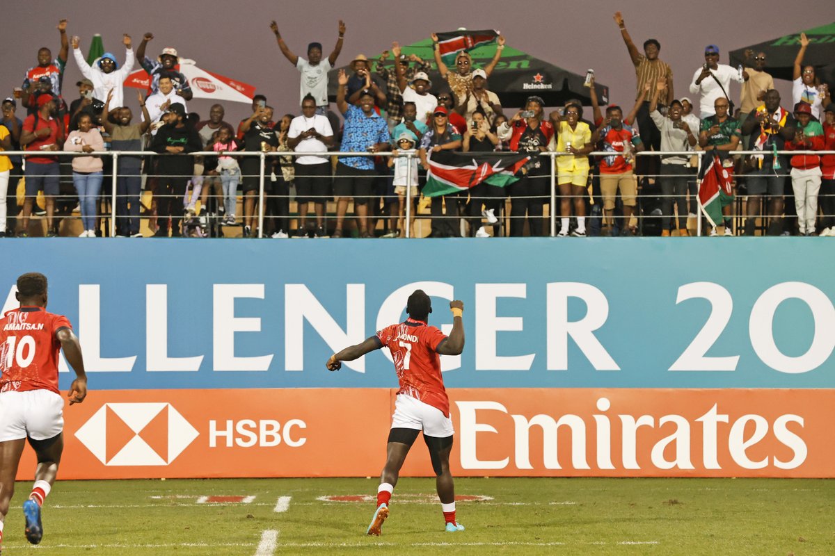 MinistryOfRugby's tweet photo. This one goes to all the KENYA FANS all over the world. 
Thank you very much for #KeepingItFANATIC. 
See you in Uruguay... Let them say, "The Kenyans WERE HERE!"
#Player13
#Shujaa 
#Lionesses
#WeSaluteYou https://t.co/CUAbXUb28s