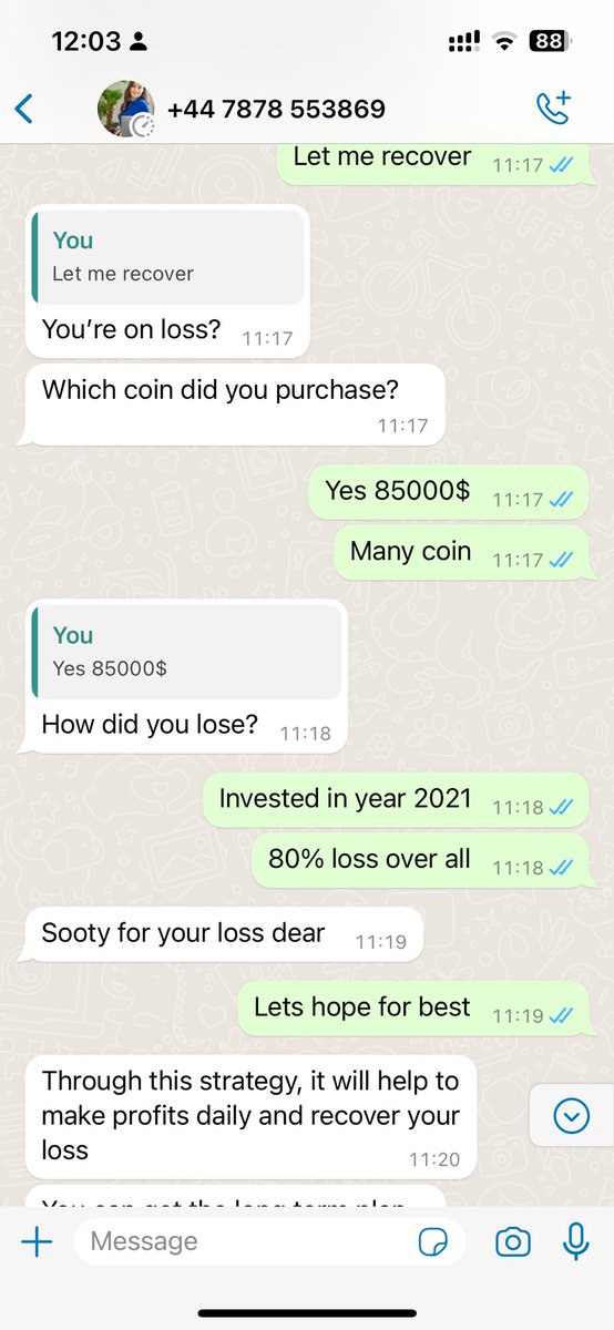 SimplyDpk7's tweet photo. @pushpendrakum Mr. Singh warn your fan not to get scammed. Hard to digest such a big profit anyone can fall 😂 https://t.co/KSK8zLlnCx