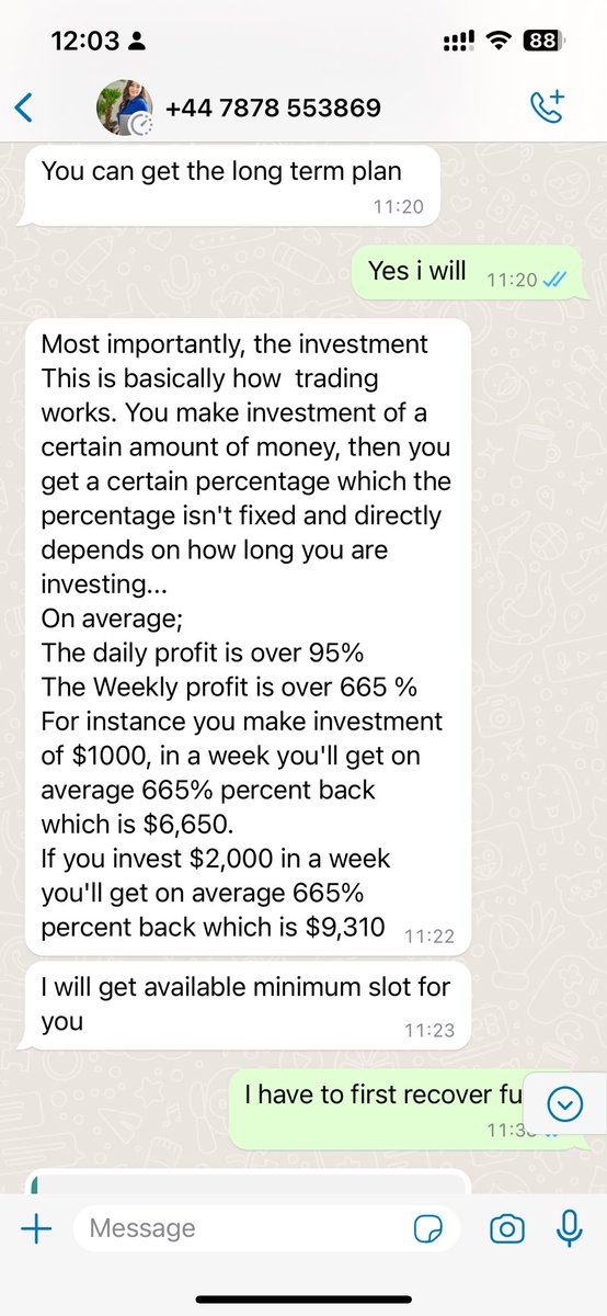 SimplyDpk7's tweet photo. @pushpendrakum Mr. Singh warn your fan not to get scammed. Hard to digest such a big profit anyone can fall 😂 https://t.co/KSK8zLlnCx