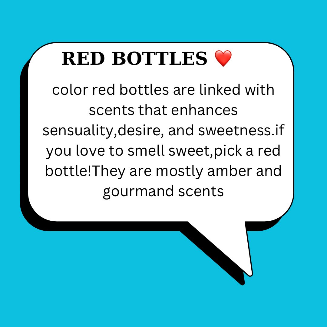 scent_shopdiya's tweet photo. Happy New week!

Perfume tip for the week

Have you ever bought a perfume because you like the bottle design and it ended up being the opposite of what you want?😑

Let’s just say you ignored the obvious info,because different color used in perfume bottles can guide you in https://t.co/edtxItT2W3